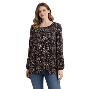 Apt. 9 Heart Valentine's Long Sleeve Blouse XL